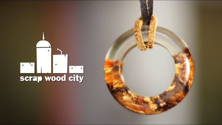 How to make a resin and olive wood ring pendant
