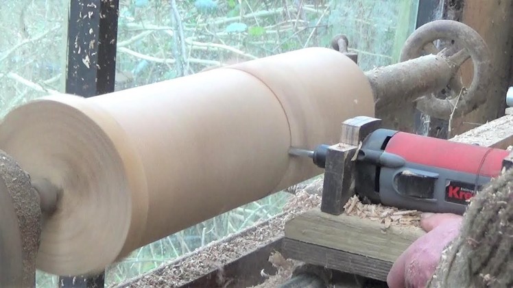 How To Make A Simple Copy Lathe (out of water pipes!).