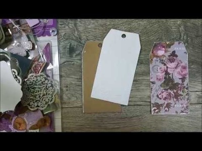 How to make a sturdy tag for beginners. And what glues work on paper.