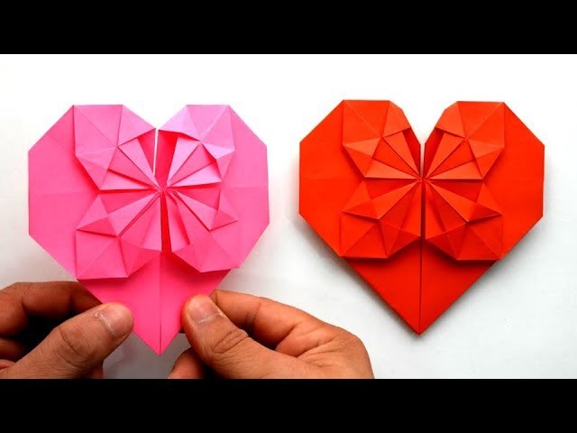 How to Make an Origami Paper Heart