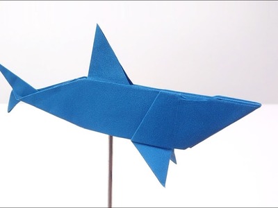 How to make an Origami Shark - Easy Tutorial