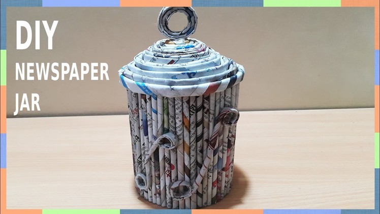 How to make box out of newspaper.newspaper craft
