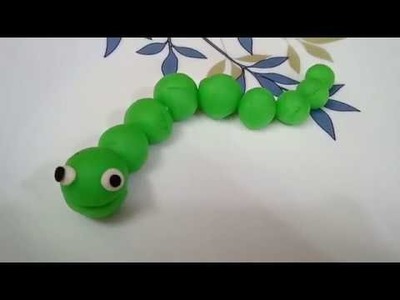 How to make Caterpillar with Play Doh | Suni Katya Collection