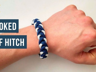 How to make Crooked Half Hitch | Paracord Bracelet tutorial