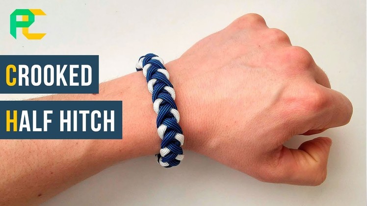 How to make Crooked Half Hitch | Paracord Bracelet tutorial