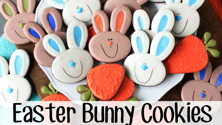 How To Make Decorated Easter Bunny Sugar Cookies