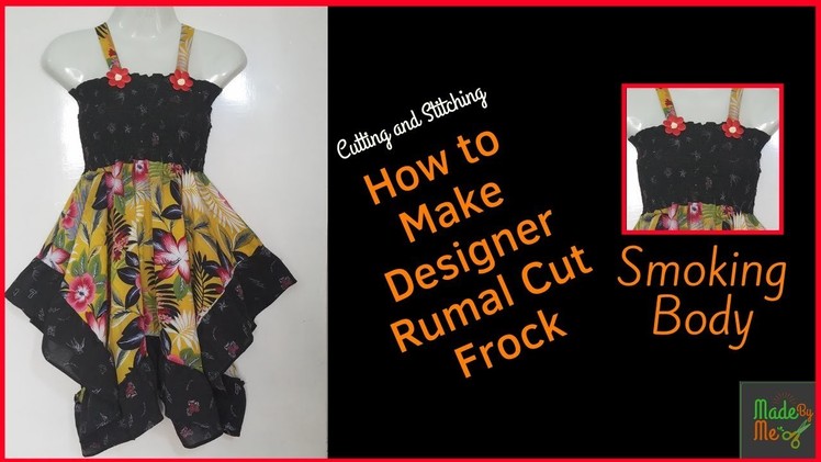 How to Make Designer Rumal Cut Frock