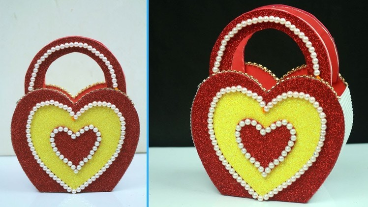 How to Make DIY Heart Shape Basket in Simple Way | Best Out of Waste Basket Making At Home