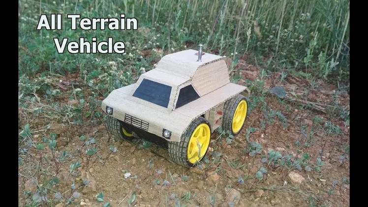 How to Make RC Car (ATV) from Card Board
