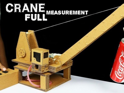 How to Make RC Hydraulic CRANE From Cardboard