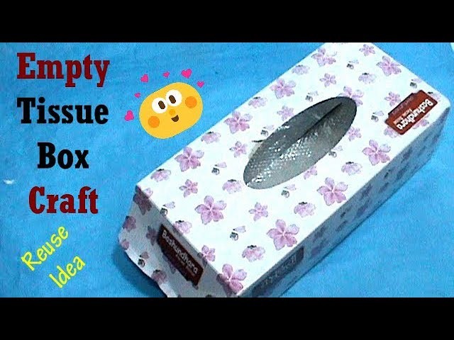 How to reuse Waste Tissue box at home | Best out of waste | #RS crafts