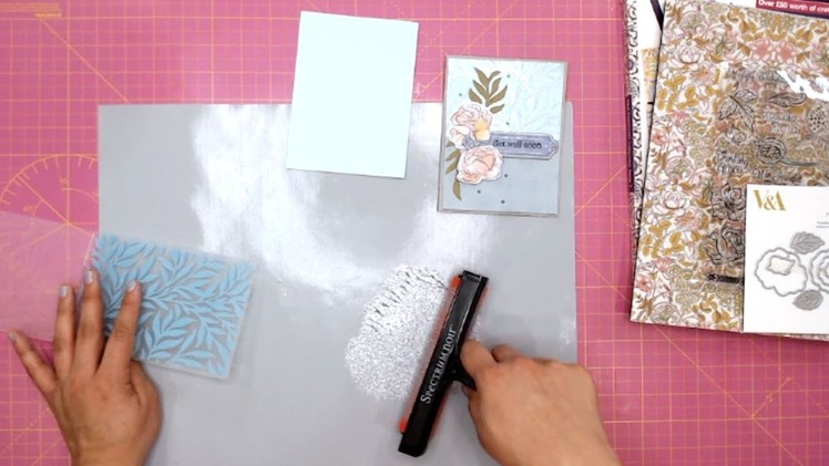 How to Use Paints with Embossing Folders