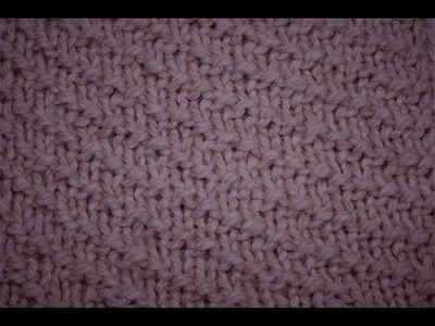 Loom knitting: diagonal ridge stitch on a knitting loom