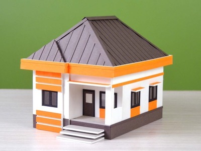 Wow! how to make a beautiful house from foam board ( with dimensions)
