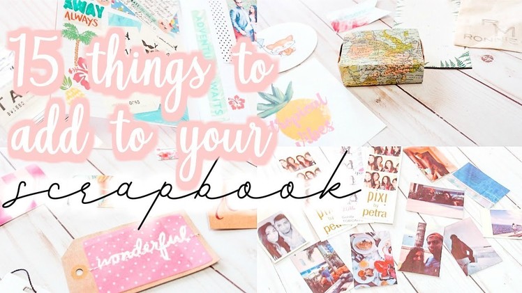 15 Things to Add to your Bullet Journal.Scrapbook [Roxy James] #bulletjournal #scrapbook #planwithme