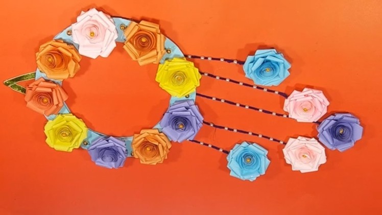 AMAZING !!! How to make a very nice wall hanging # color paper & carton#home decor| 11 minute crafts