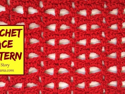 Crochet Lace Pattern for Blouses or other projects (Heklana mustra za bluzu)