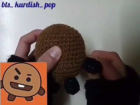 Crochet shookie from BT21 by juju Happy birthday suga ????????