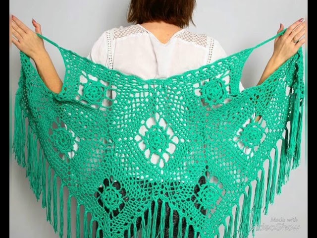 Crochet sweaters  for girls. Latest Crochet Work On Dupatta || Knitting Patterns || Krocha