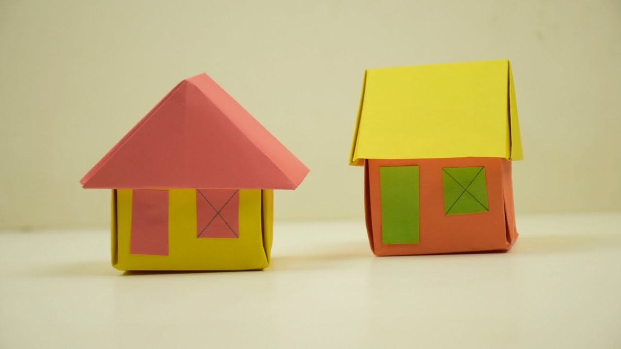 DIY Craft Paper : Make Paper House | How to Make Amazing Paper House | Paper House Without Glue
