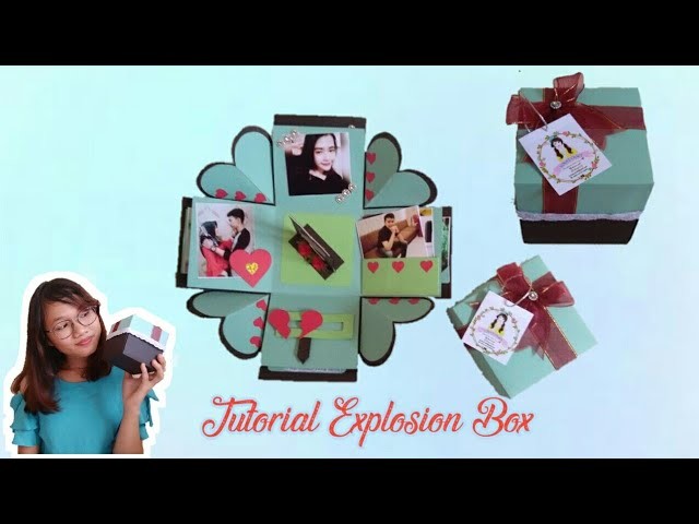 DIY | Explosion Box. Cara Membuat Exploding Box. How to make album photo. Tutorial Exploding Box