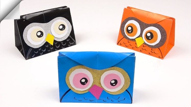DIY paper bag owl | How to make paper bag