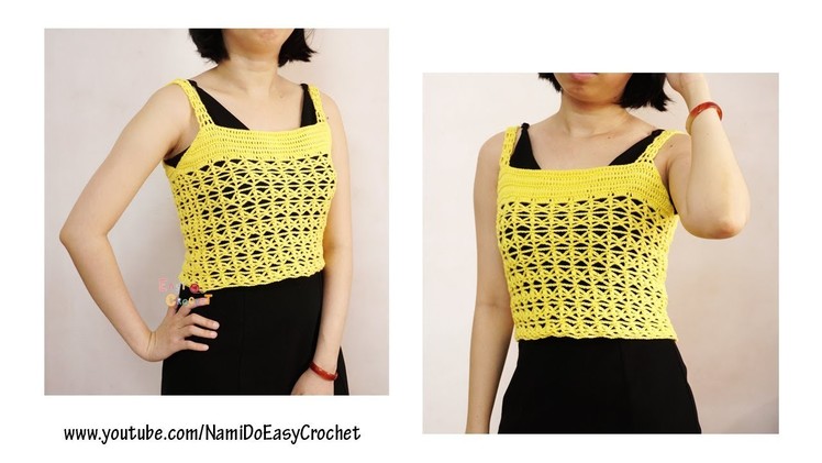 Easy Crochet for Summer: Crochet Crop Top #23 + Crochet Dress #07 (Part 1)