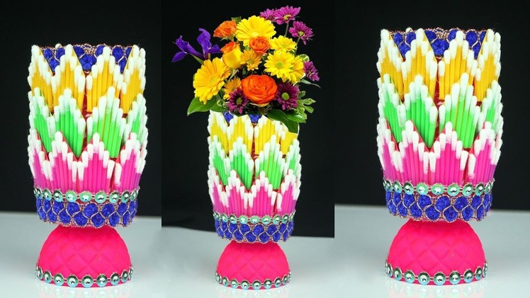 Easy Flower Vase Making | How to Make A Flower Vase At Home | Flower Vase for Home Decor