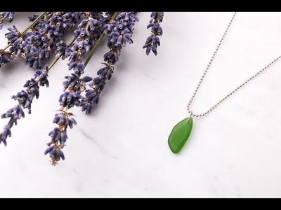 How To Drill Sea Glass & Make A Necklace | Kernowcraft