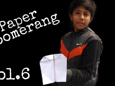 How to make a boomerang paper airplane