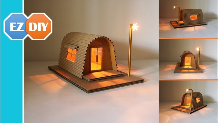How to Make a Camping Pod from Cardboard - Amazing DIY Project