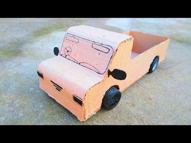 How to make a car with cardboard Amazing Diy Car simple and easy method