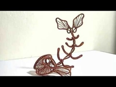 How to make a cool 3D fishbone from copper wire by irghost