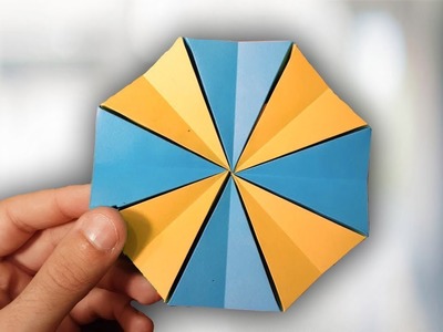 How To Make a Paper MOVING FLEXAGON | Fun and Easy Origami