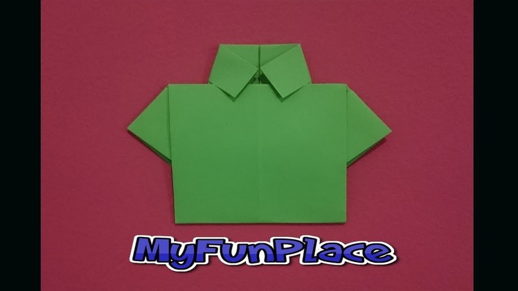 How To Make A Paper Shirt - Origami