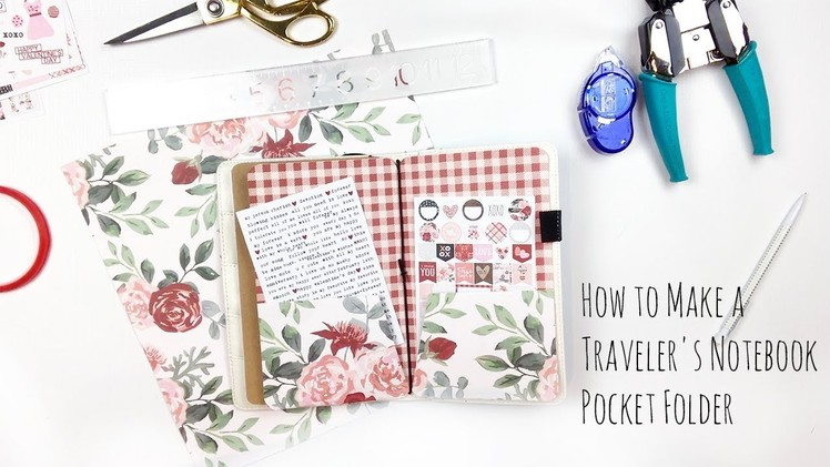 How to Make a Traveler's Notebook Pocket Folder