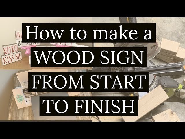 HOW TO MAKE A WOOD SIGN- START TO FINISH: SILHOUETTE {STUDIOS} CAMEO