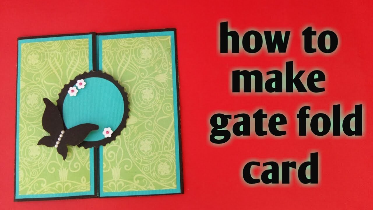 how-to-make-gate-fold-card-rajashri-gulve