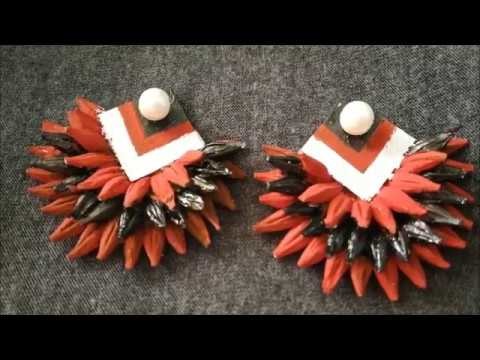 How To Make Grain Jewellery? || Handmade Earring Using Food Grains