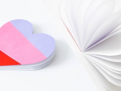 How to make : Heart-Shaped Notebook | Notatnik w Kształcie Serca - Mishellka #339 DIY