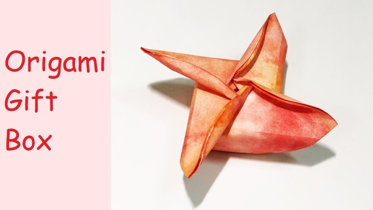 How to make Origami Gift Box | DIY Paper Crafts | DIY Handmade