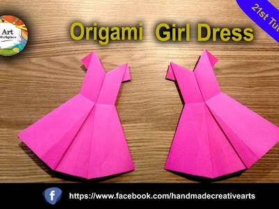 How to Make Origami Girl Dress