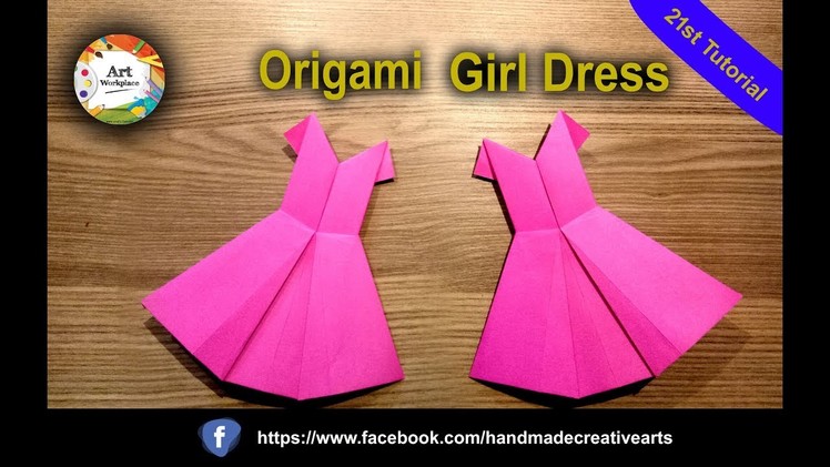 How to Make Origami Girl Dress