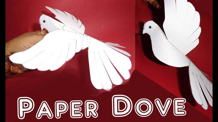 How To Make Paper Dove | Origami| - Simple Arts N Crafts