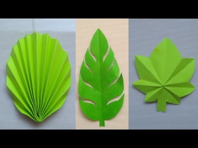 How to make paper Leaves |69|