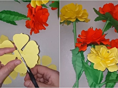 ???????? How to make Paper Rose Flower ????????