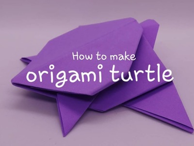 How to make paper turtle. Origami Turtle Easy 2019