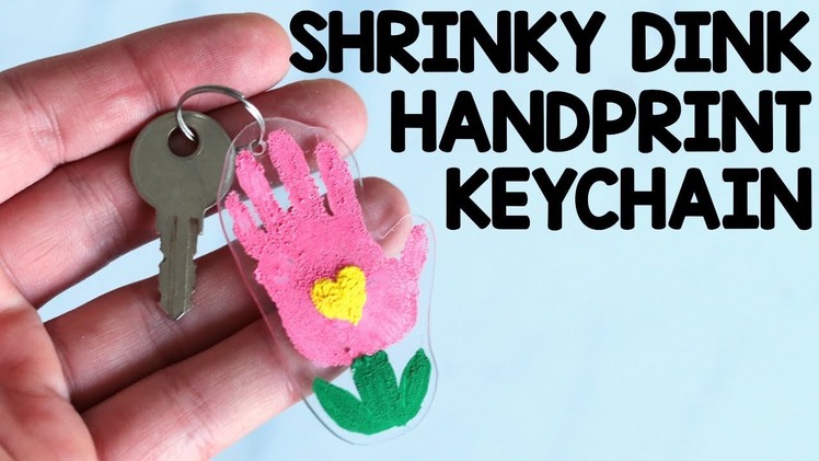 How to Make Shrinky Dinks Hanprint Flower Keychain