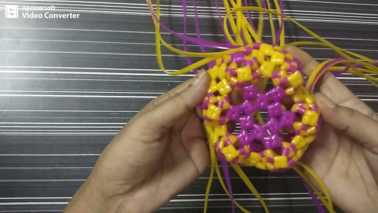 How to put - Biscuit Knot - pen stand in wire - Part - 2.3