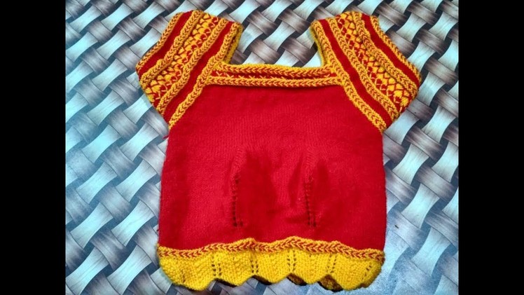 Knitting Sweater for Ladies in Hindi - Half sleeves designer blouse | choli wali blouse part7